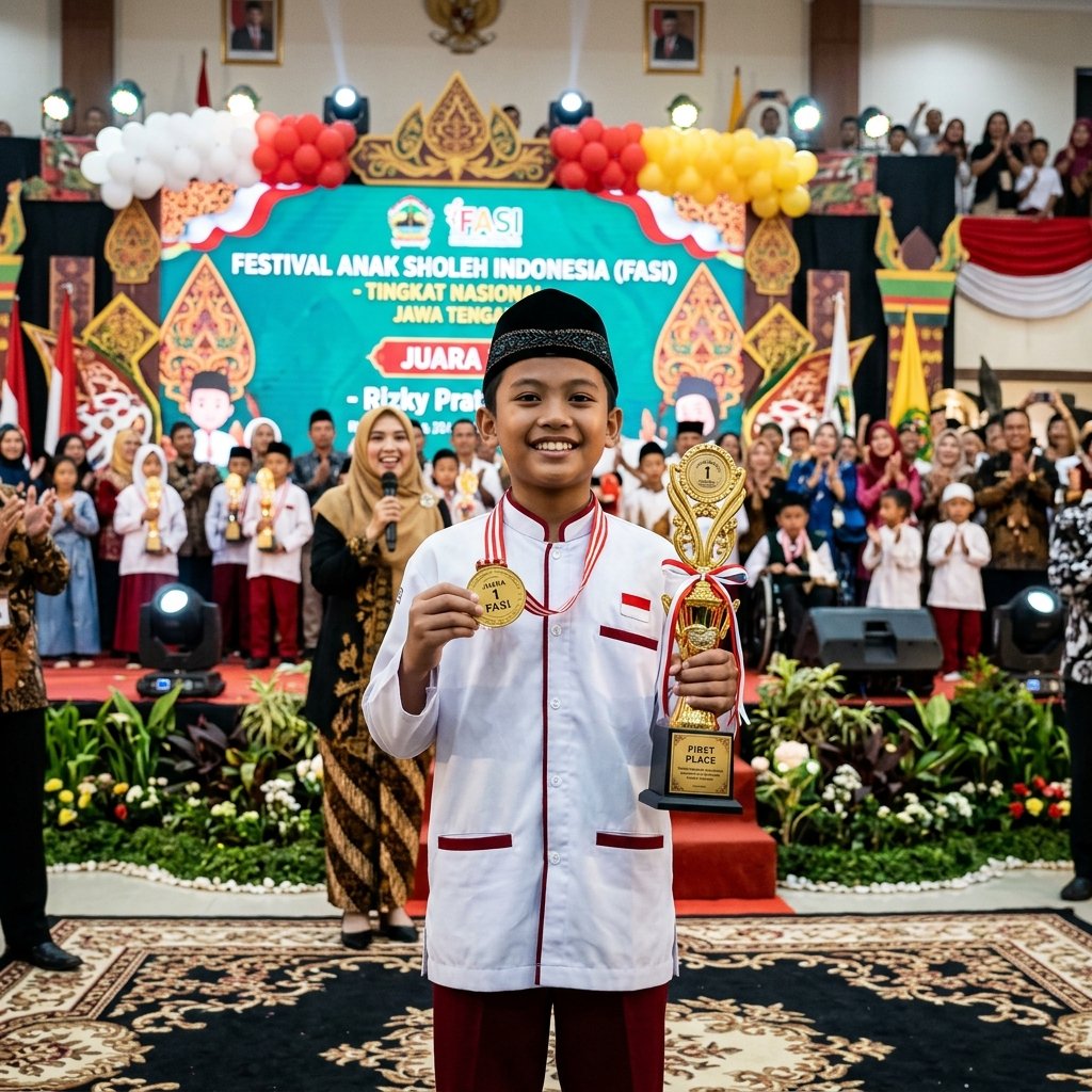 Juara 1 Lomba Adzan Tingkat Provinsi