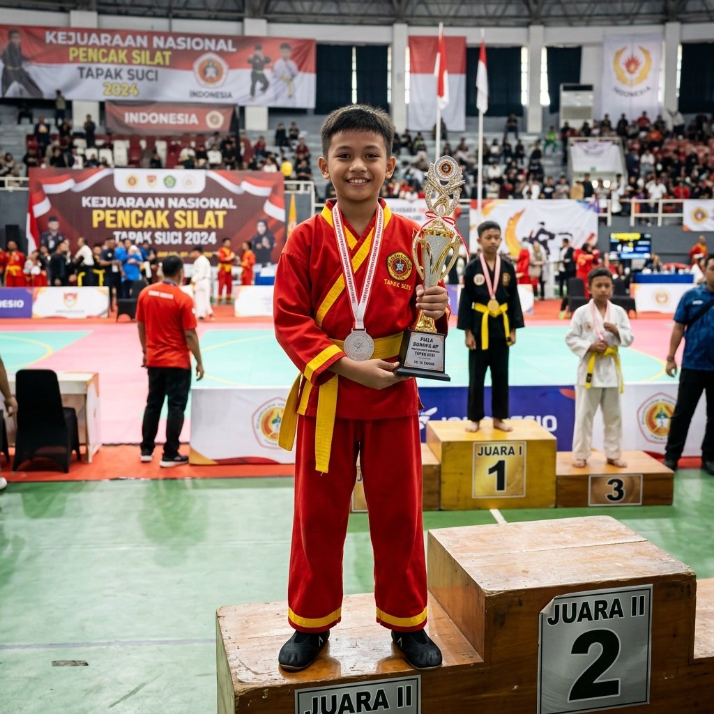 Juara 2 Turnamen Pencak Silat Tapak Suci