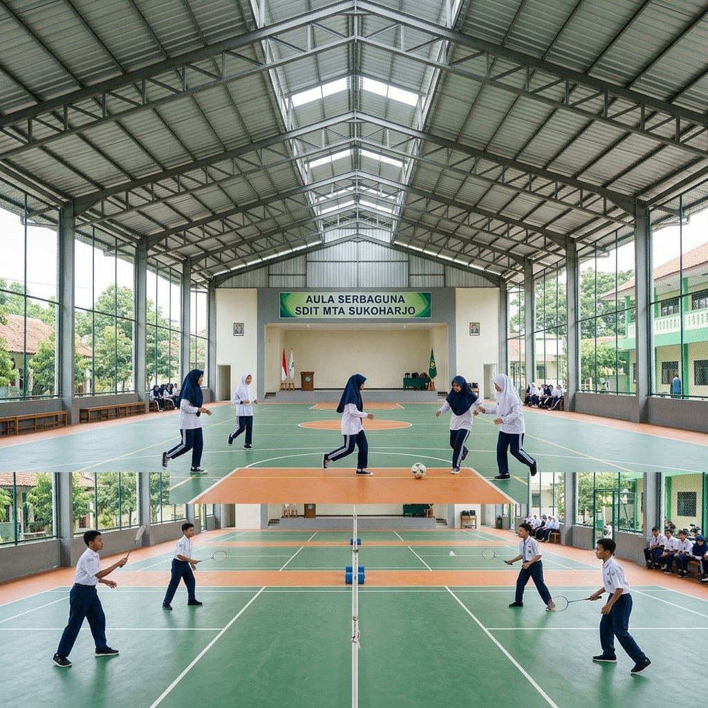 Gedung Olahraga & Aula Serbaguna
