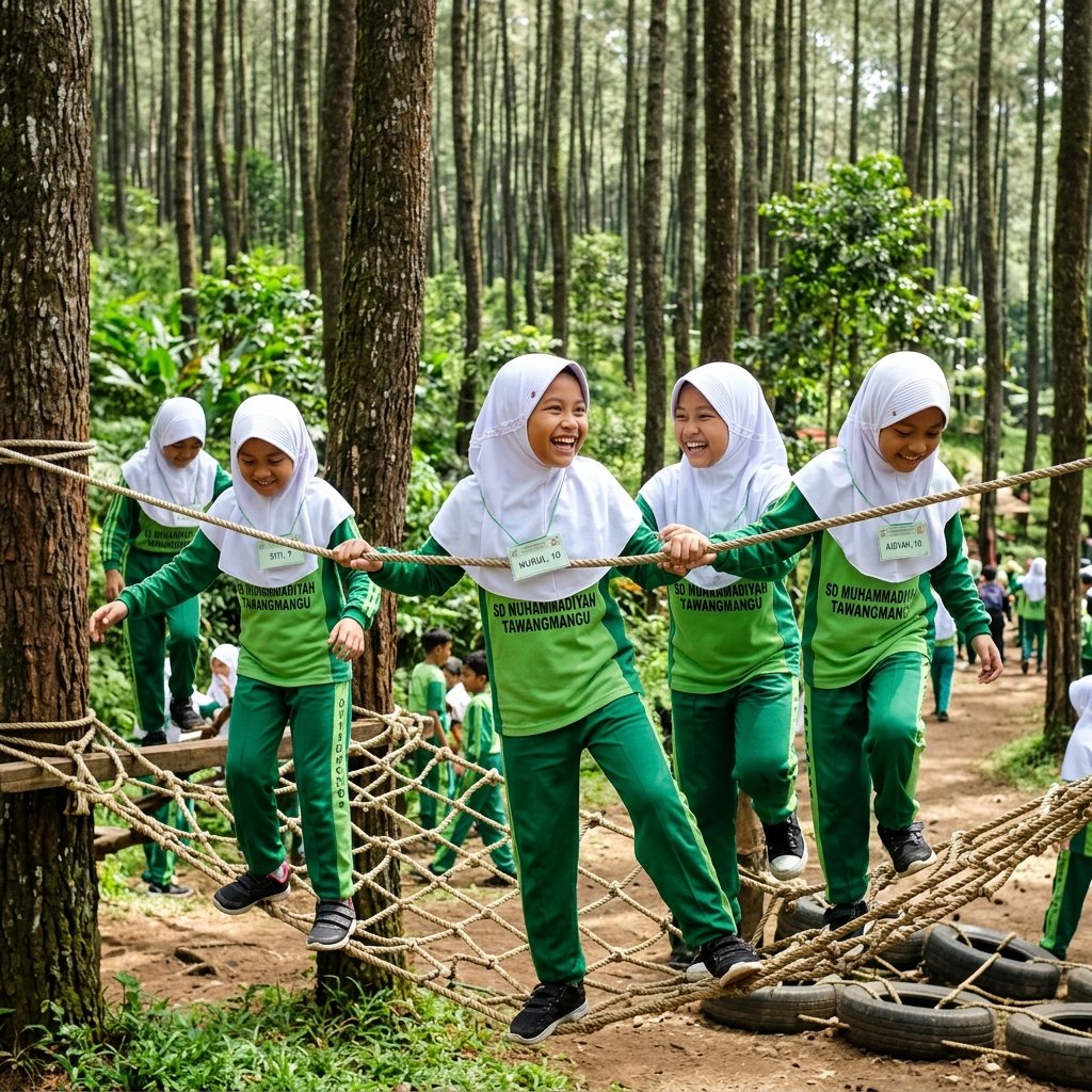 Kegiatan Outbound SDIT MTA Sukoharjo 2026