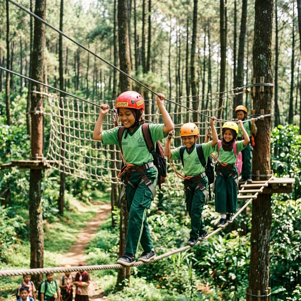 Kegiatan Outbound SDIT MTA Sukoharjo 2026 - Foto 2